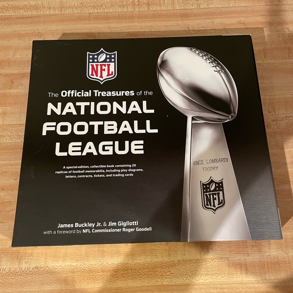 The Official Treasures of the National Football League book - Picture 1 of 3
